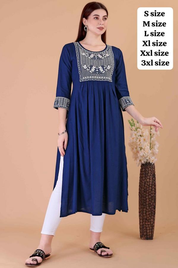 9star Hitika Vol 4 Fancy Rayon Kurtis Collection